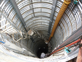 地すべり抑止用集水井
